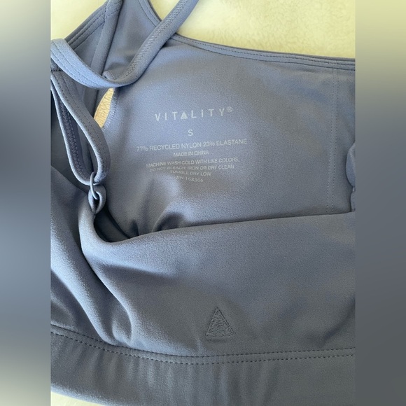 Elegant Navy Sports Bra - Picture 3 of 3